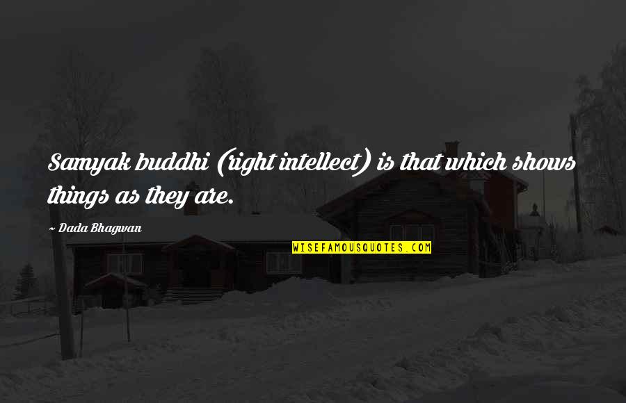 Happiness Is Playing With Sisters Baby Quotes By Dada Bhagwan: Samyak buddhi (right intellect) is that which shows