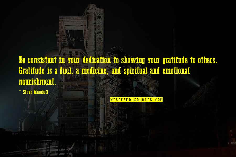 Happiness Showing Quotes By Steve Maraboli: Be consistent in your dedication to showing your Happiness Showing Quotes By Steve Maraboli: Be consistent in your dedication to showing your