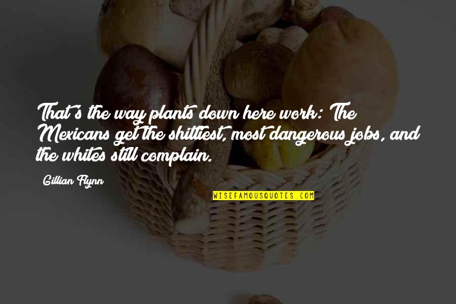 Happiness Shows Quotes By Gillian Flynn: That's the way plants down here work: The Happiness Shows Quotes By Gillian Flynn: That's the way plants down here work: The