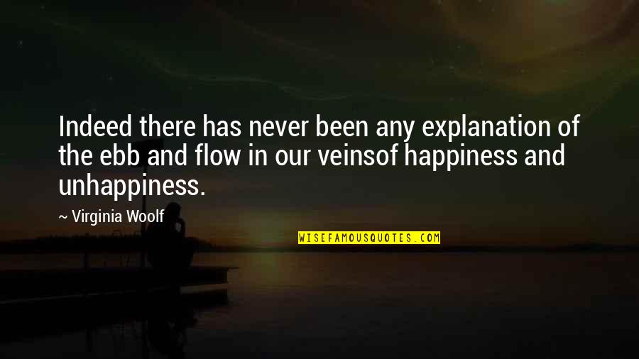 Happiness With Explanation Quotes By Virginia Woolf: Indeed there has never been any explanation of