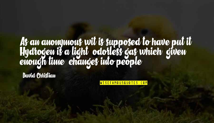 Happy 5th Marriage Anniversary Quotes By David Christian: As an anonymous wit is supposed to have Happy 5th Marriage Anniversary Quotes By David Christian: As an anonymous wit is supposed to have