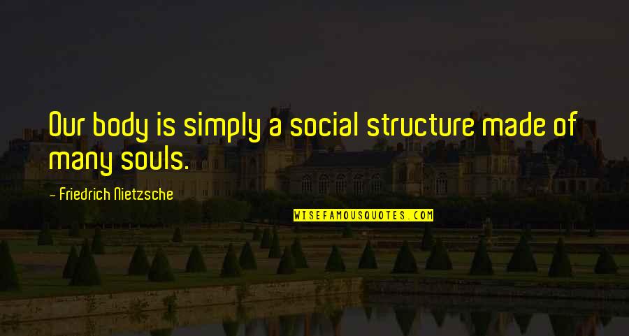 Happy Bday Appa Quotes By Friedrich Nietzsche: Our body is simply a social structure made Happy Bday Appa Quotes By Friedrich Nietzsche: Our body is simply a social structure made