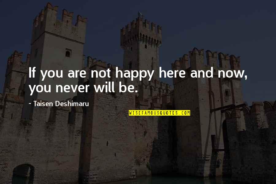 Happy Birthday Boy Baby Quotes By Taisen Deshimaru: If you are not happy here and now, Happy Birthday Boy Baby Quotes By Taisen Deshimaru: If you are not happy here and now,