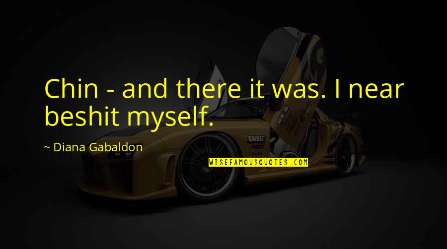 Happy Birthday Pinky Quotes By Diana Gabaldon: Chin - and there it was. I near Happy Birthday Pinky Quotes By Diana Gabaldon: Chin - and there it was. I near