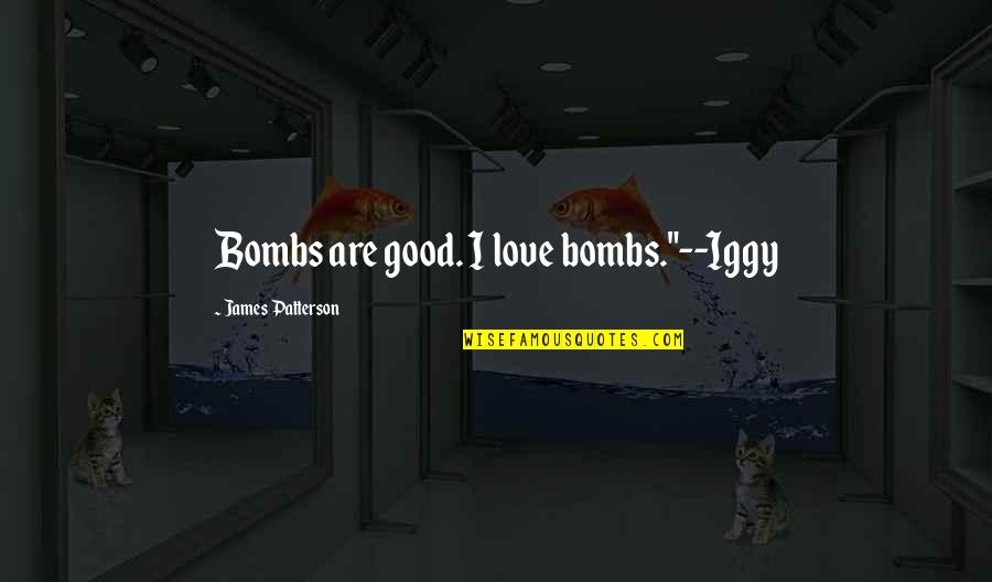 Happy Birthday Sister Quotes By James Patterson: Bombs are good. I love bombs."--Iggy