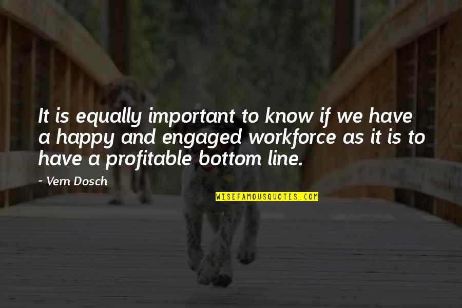 Happy Employee Quotes By Vern Dosch: It is equally important to know if we