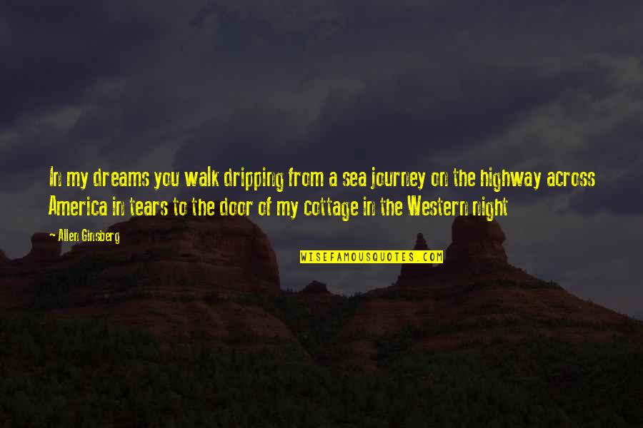 Happy Honeymoon Quotes By Allen Ginsberg: In my dreams you walk dripping from a