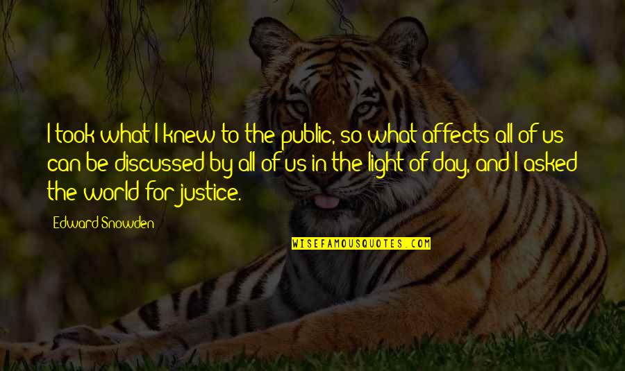 Happy Law Of Attraction Quotes By Edward Snowden: I took what I knew to the public, Happy Law Of Attraction Quotes By Edward Snowden: I took what I knew to the public,