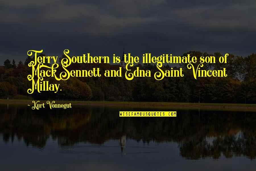 Happy Our Wedding Anniversary Quotes By Kurt Vonnegut: Terry Southern is the illegitimate son of Mack