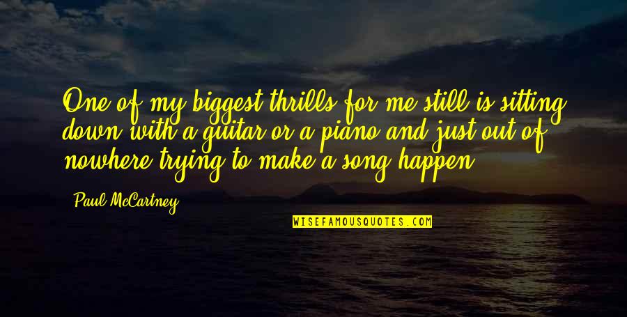 Happy Valentine Single Quotes By Paul McCartney: One of my biggest thrills for me still Happy Valentine Single Quotes By Paul McCartney: One of my biggest thrills for me still