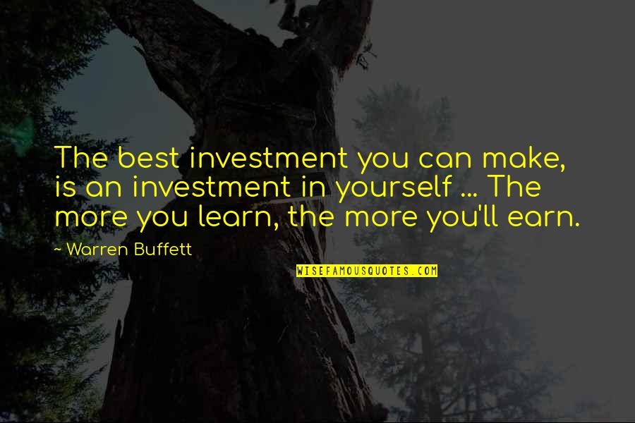 Happy Vishu 2014 Quotes By Warren Buffett: The best investment you can make, is an