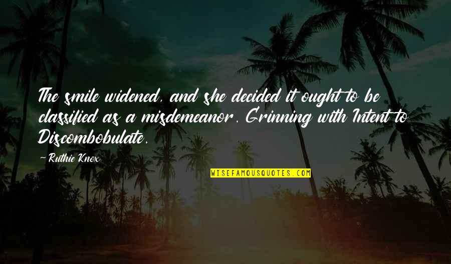 Harahsheh Quotes By Ruthie Knox: The smile widened, and she decided it ought