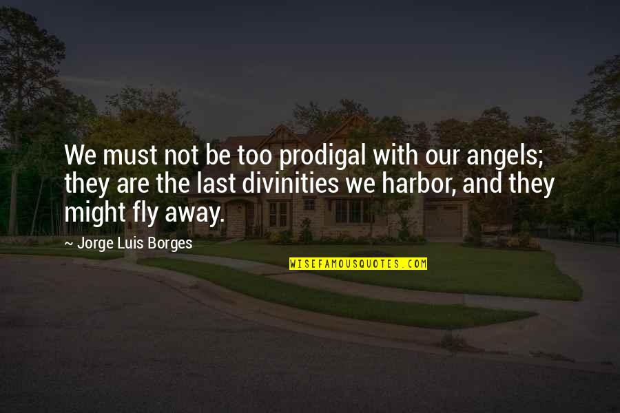 Harbor Quotes By Jorge Luis Borges: We must not be too prodigal with our