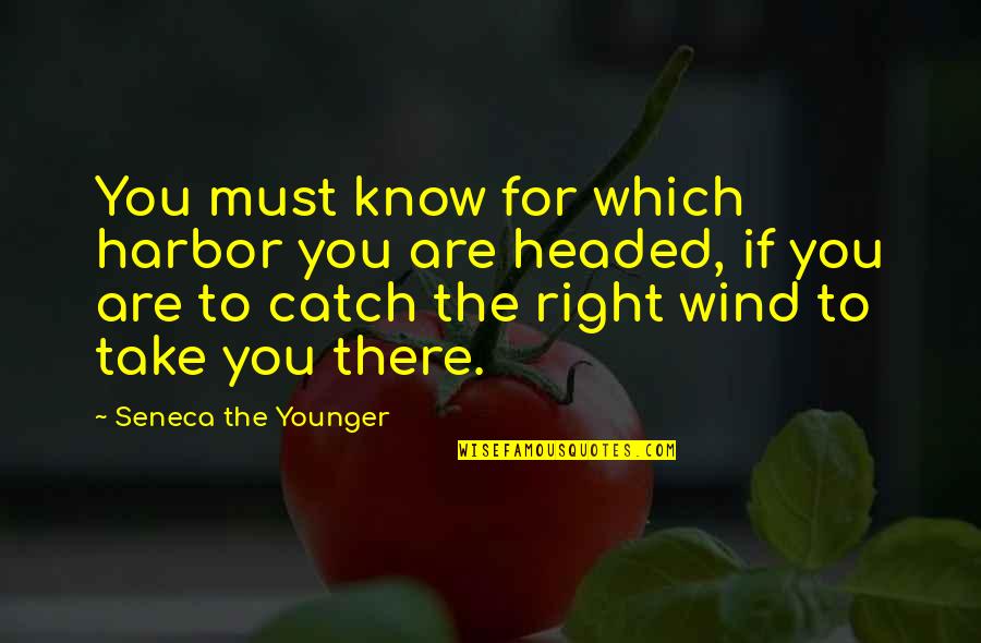 Harbors Quotes By Seneca The Younger: You must know for which harbor you are