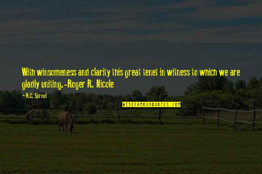 Hard Work Pays Off Picture Quotes By R.C. Sproul: With winsomeness and clarity this great tenet in