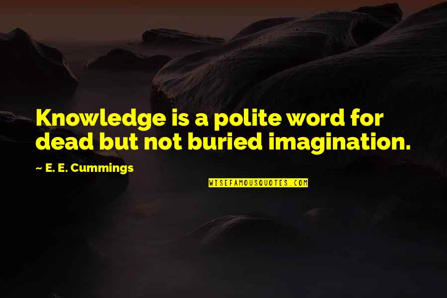 Harkless Portland Quotes By E. E. Cummings: Knowledge is a polite word for dead but Harkless Portland Quotes By E. E. Cummings: Knowledge is a polite word for dead but