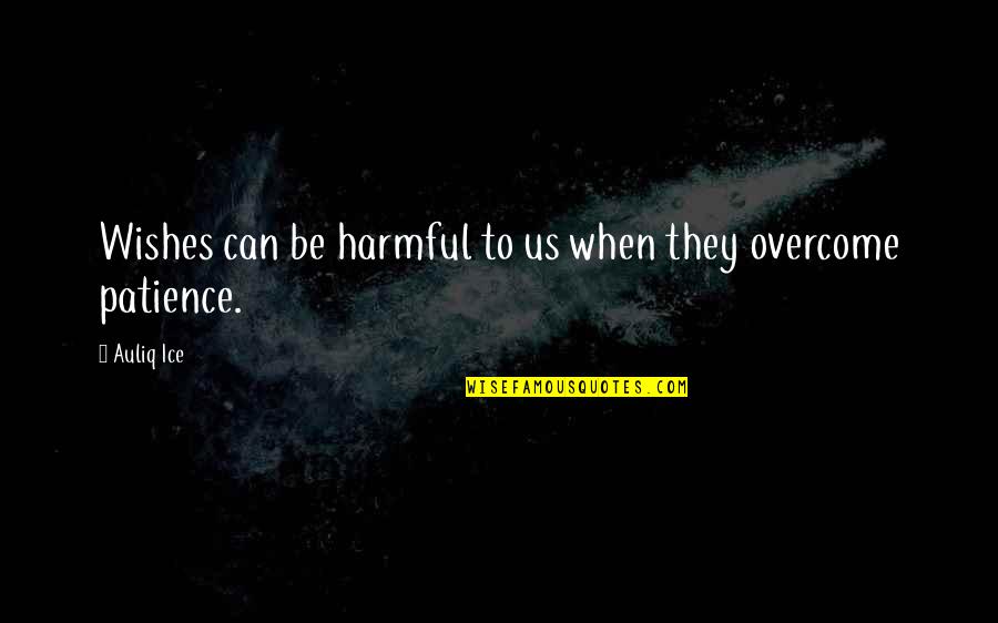 Harmful Quotes By Auliq Ice: Wishes can be harmful to us when they
