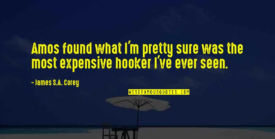 Harmonies Harry Quotes By James S.A. Corey: Amos found what I'm pretty sure was the