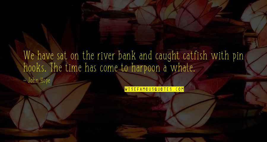 Harpoon Quotes By John Hope: We have sat on the river bank and