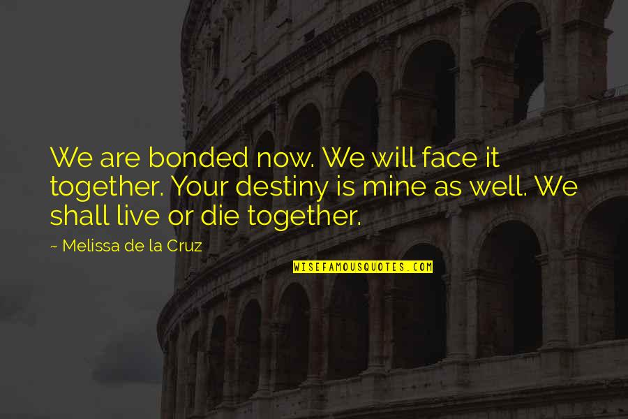 Harrer Heinrich Quotes By Melissa De La Cruz: We are bonded now. We will face it