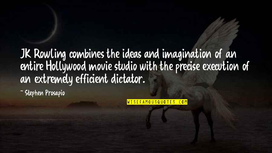 Harry Potter 7 Movie Quotes By Stephen Prosapio: JK Rowling combines the ideas and imagination of