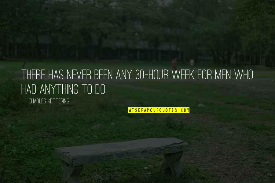 Harry Potter Fandom Quotes By Charles Kettering: There has never been any 30-hour week for