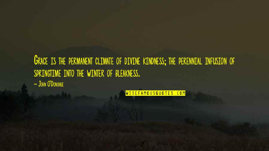Hassanain Rajabali Quotes By John O'Donohue: Grace is the permanent climate of divine kindness; Hassanain Rajabali Quotes By John O'Donohue: Grace is the permanent climate of divine kindness;
