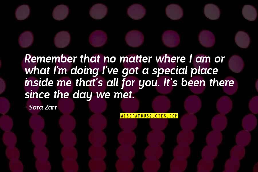 Hatchlings Home Quotes By Sara Zarr: Remember that no matter where I am or