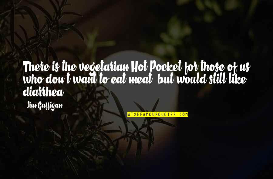 Hate Exams Funny Quotes By Jim Gaffigan: There is the vegetarian Hot Pocket for those