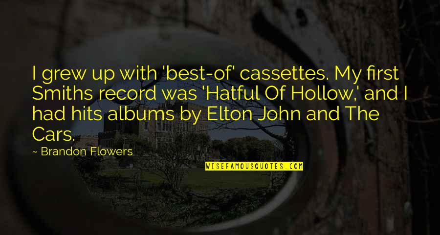 Hatful Quotes By Brandon Flowers: I grew up with 'best-of' cassettes. My first