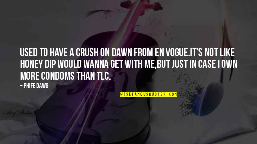 Have A Crush Quotes By Phife Dawg: Used to have a crush on Dawn from