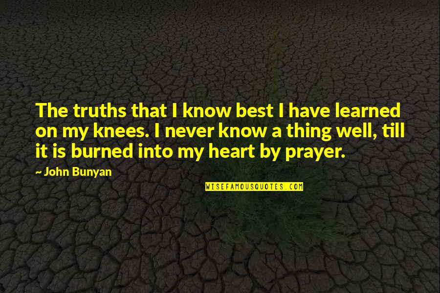 Have My Heart Quotes By John Bunyan: The truths that I know best I have