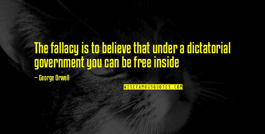 Having A Baby Funny Quotes By George Orwell: The fallacy is to believe that under a Having A Baby Funny Quotes By George Orwell: The fallacy is to believe that under a