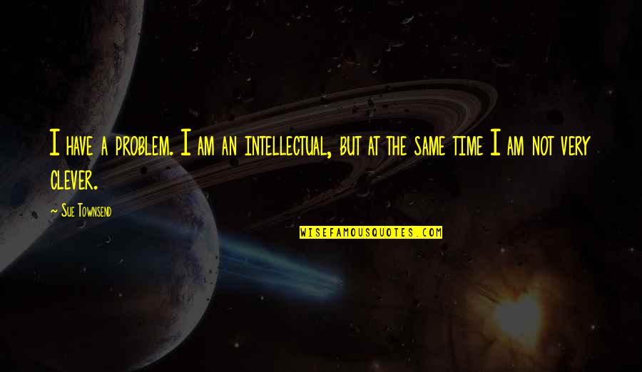 Having A Dream Job Quotes By Sue Townsend: I have a problem. I am an intellectual,