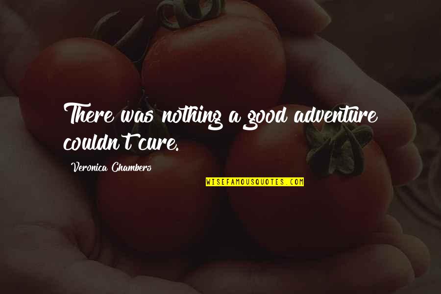 Having A Smart Mouth Quotes By Veronica Chambers: There was nothing a good adventure couldn't cure.