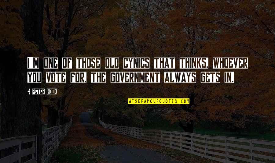 Having Concerns Quotes By Peter Hook: I'm one of those old cynics that thinks, Having Concerns Quotes By Peter Hook: I'm one of those old cynics that thinks,