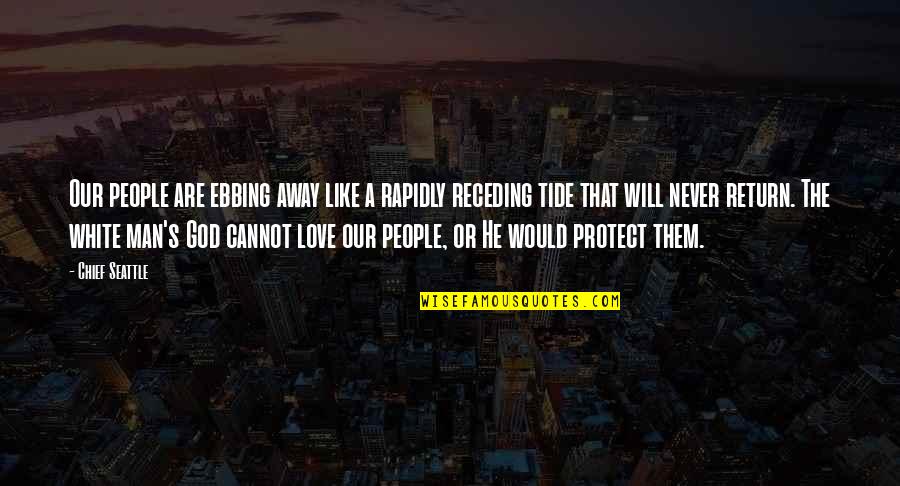 Having No Clue Quotes By Chief Seattle: Our people are ebbing away like a rapidly