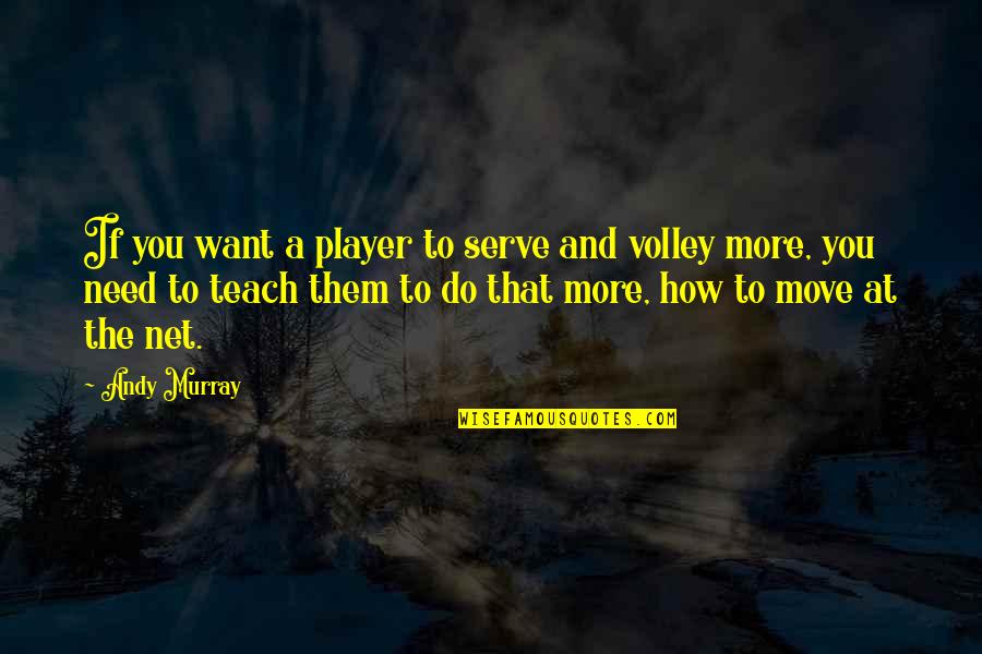 Haycraft Maui Quotes By Andy Murray: If you want a player to serve and