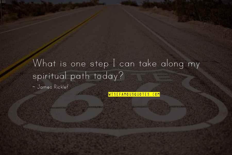 Hayflicks Phenomenon Quotes By James Ricklef: What is one step I can take along Hayflicks Phenomenon Quotes By James Ricklef: What is one step I can take along
