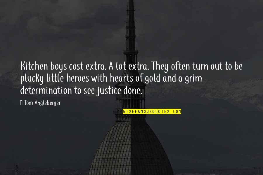 Hazrat Umar Farooq Quotes By Tom Angleberger: Kitchen boys cost extra. A lot extra. They