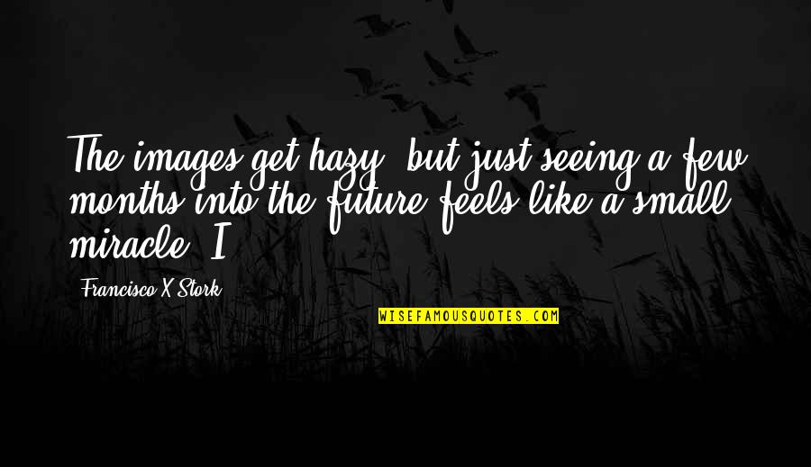Hazy Quotes By Francisco X Stork: The images get hazy, but just seeing a Hazy Quotes By Francisco X Stork: The images get hazy, but just seeing a