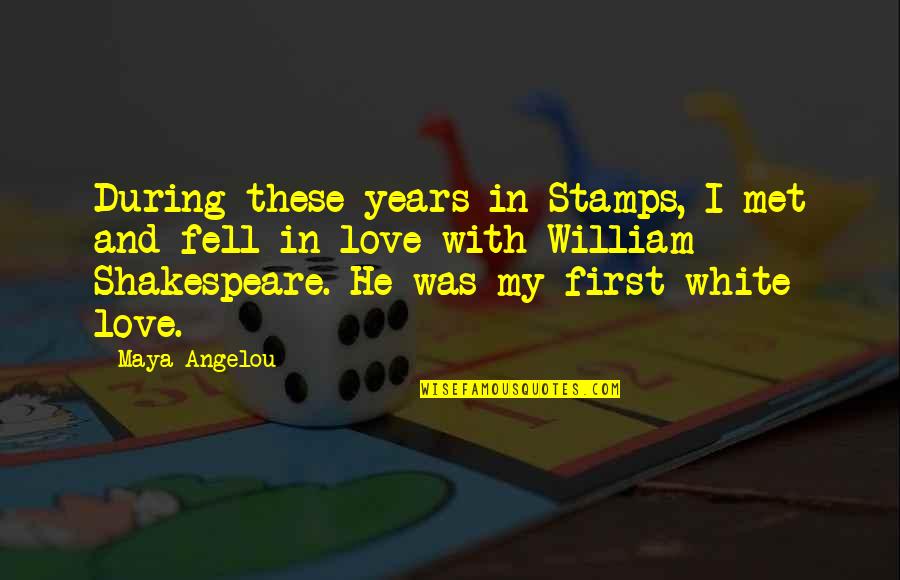 He Was My Love Quotes By Maya Angelou: During these years in Stamps, I met and