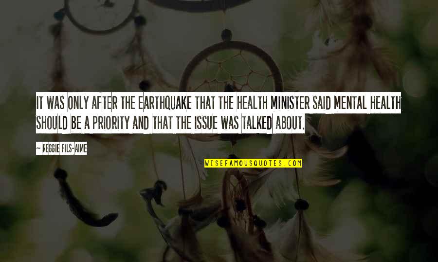 Healing The Earth Quotes By Reggie Fils-Aime: It was only after the earthquake that the