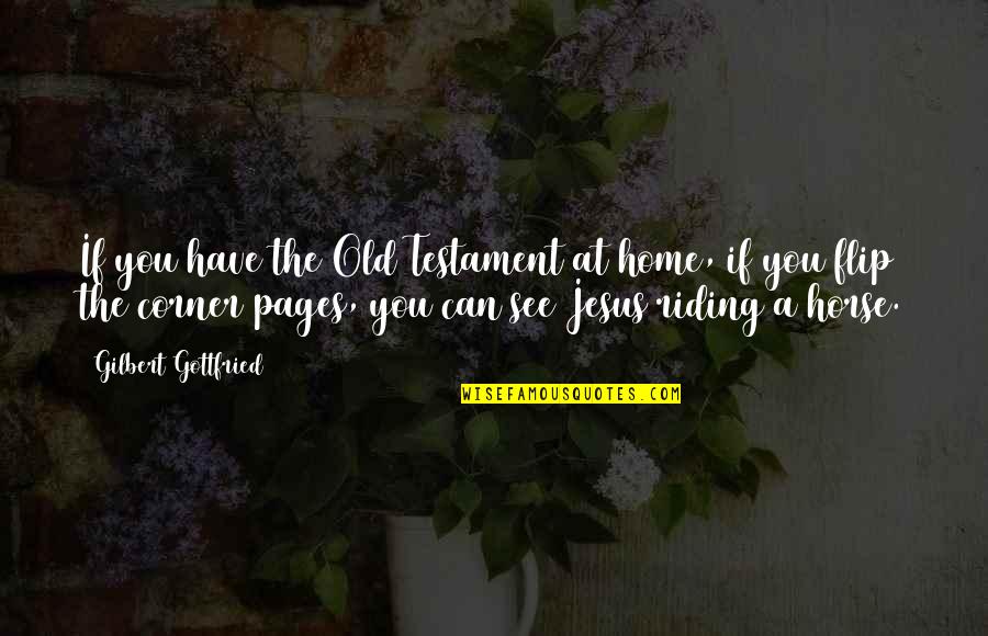 Health Partners Insurance Quote Quotes By Gilbert Gottfried: If you have the Old Testament at home,