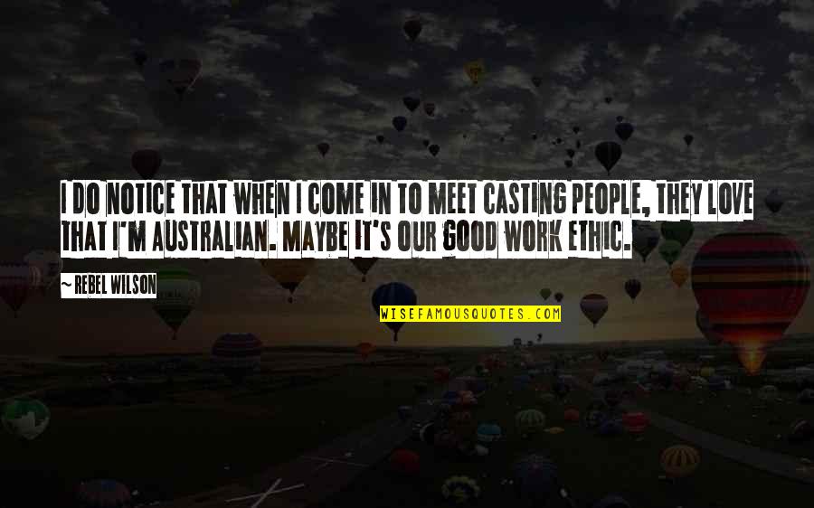 Health Partners Insurance Quote Quotes By Rebel Wilson: I do notice that when I come in Health Partners Insurance Quote Quotes By Rebel Wilson: I do notice that when I come in