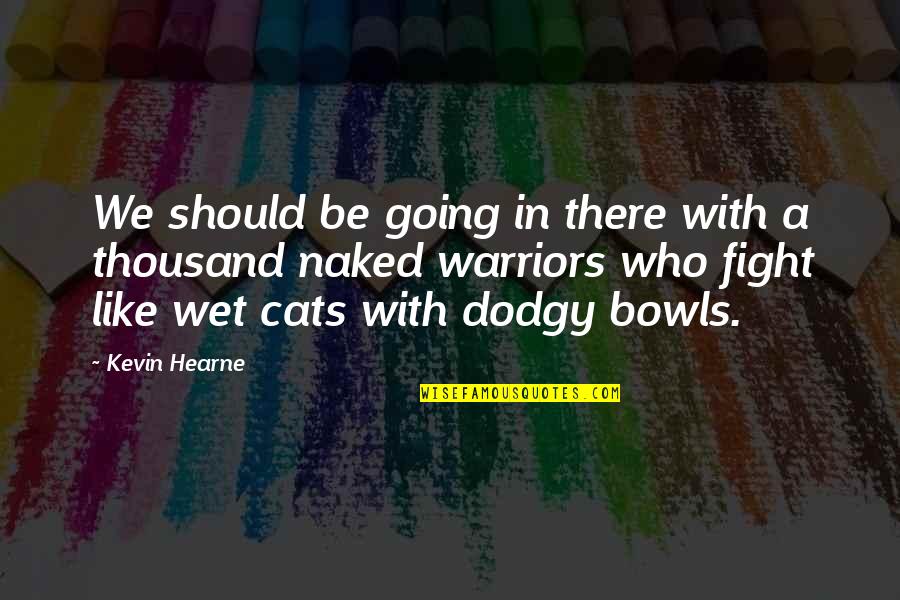 Hearne Quotes By Kevin Hearne: We should be going in there with a Hearne Quotes By Kevin Hearne: We should be going in there with a