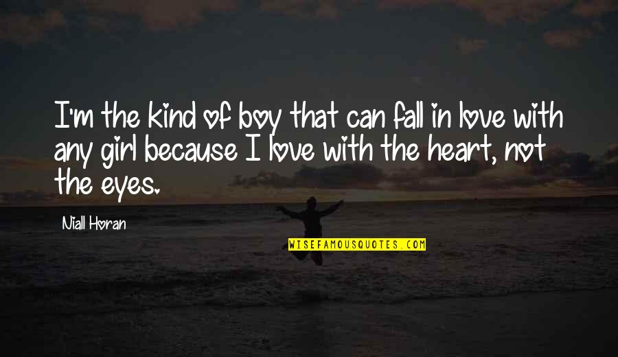 Heart Fall In Love Quotes By Niall Horan: I'm the kind of boy that can fall Heart Fall In Love Quotes By Niall Horan: I'm the kind of boy that can fall
