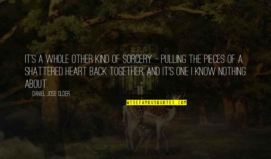 Heart Pieces Quotes By Daniel Jose Older: It's a whole other kind of sorcery -