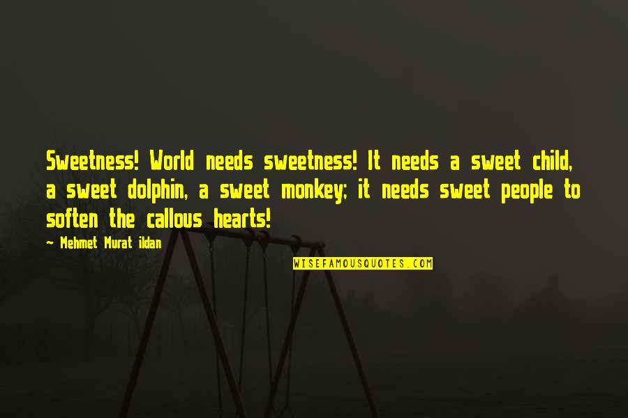 Hearts Needs Quotes By Mehmet Murat Ildan: Sweetness! World needs sweetness! It needs a sweet Hearts Needs Quotes By Mehmet Murat Ildan: Sweetness! World needs sweetness! It needs a sweet