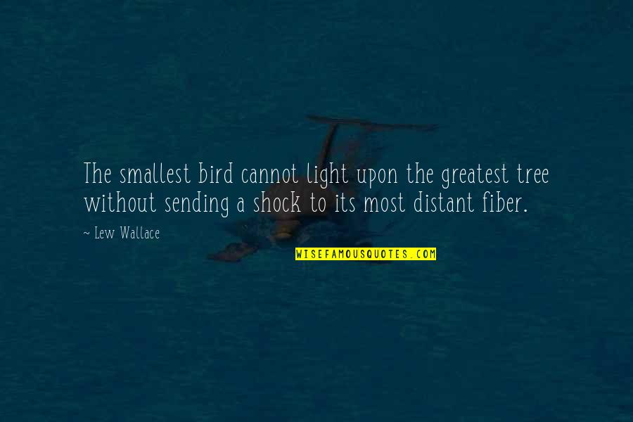 Heather Speak Quotes By Lew Wallace: The smallest bird cannot light upon the greatest